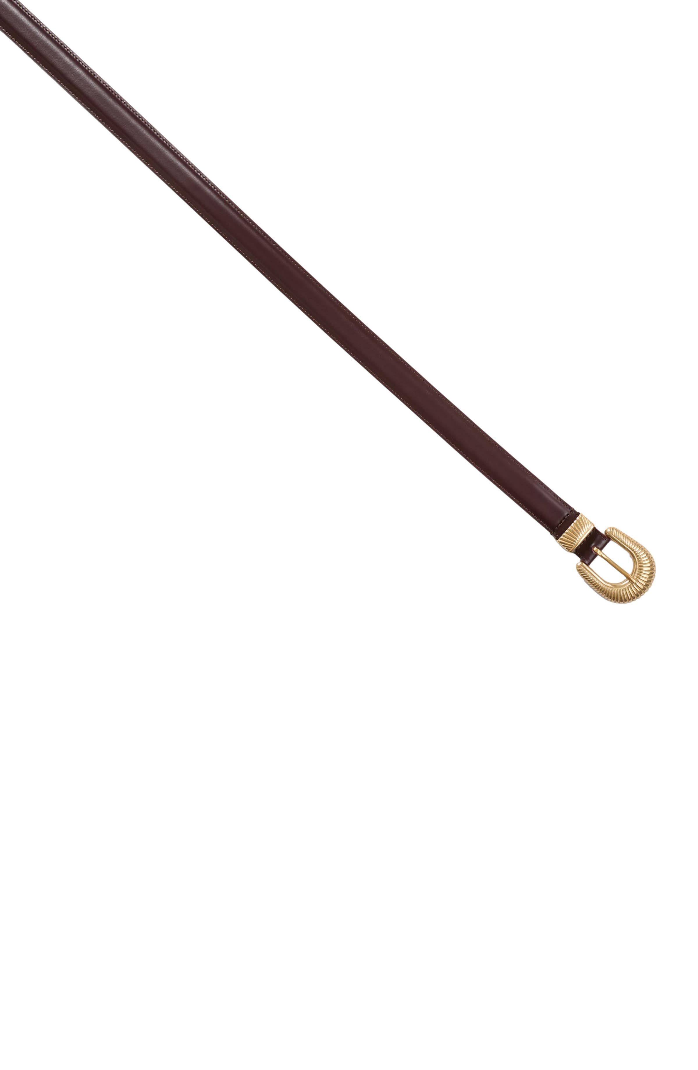 SANDRO Leather belt in Bordeaux at Nordstrom - 2
