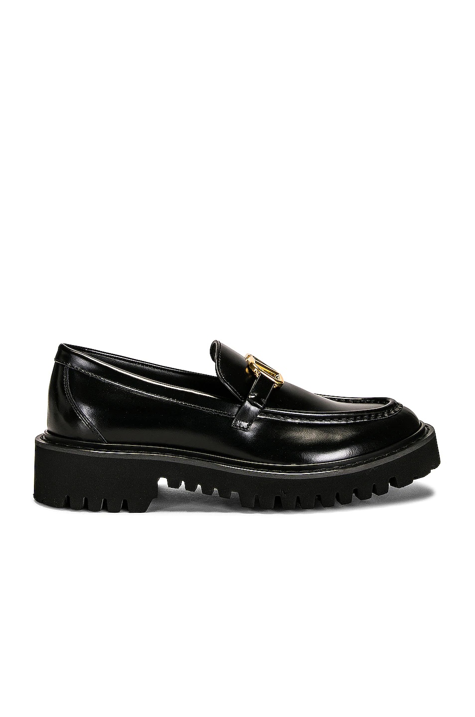 Signature V Logo Loafers - 1