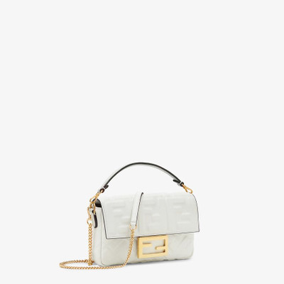 FENDI White leather bag outlook