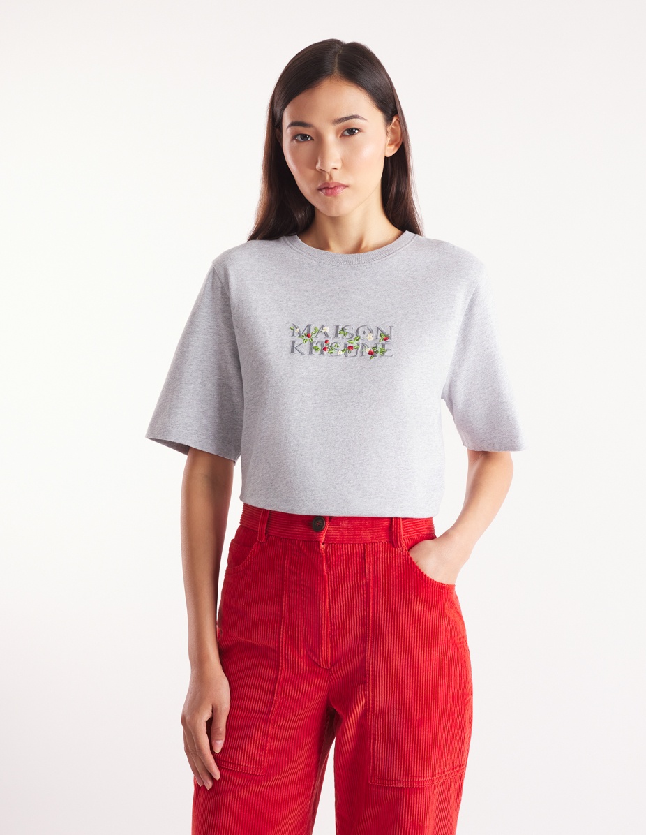 MAISON KITSUNE STRAWBERRY LEAF COMFORT TEE-SHIRT - 3