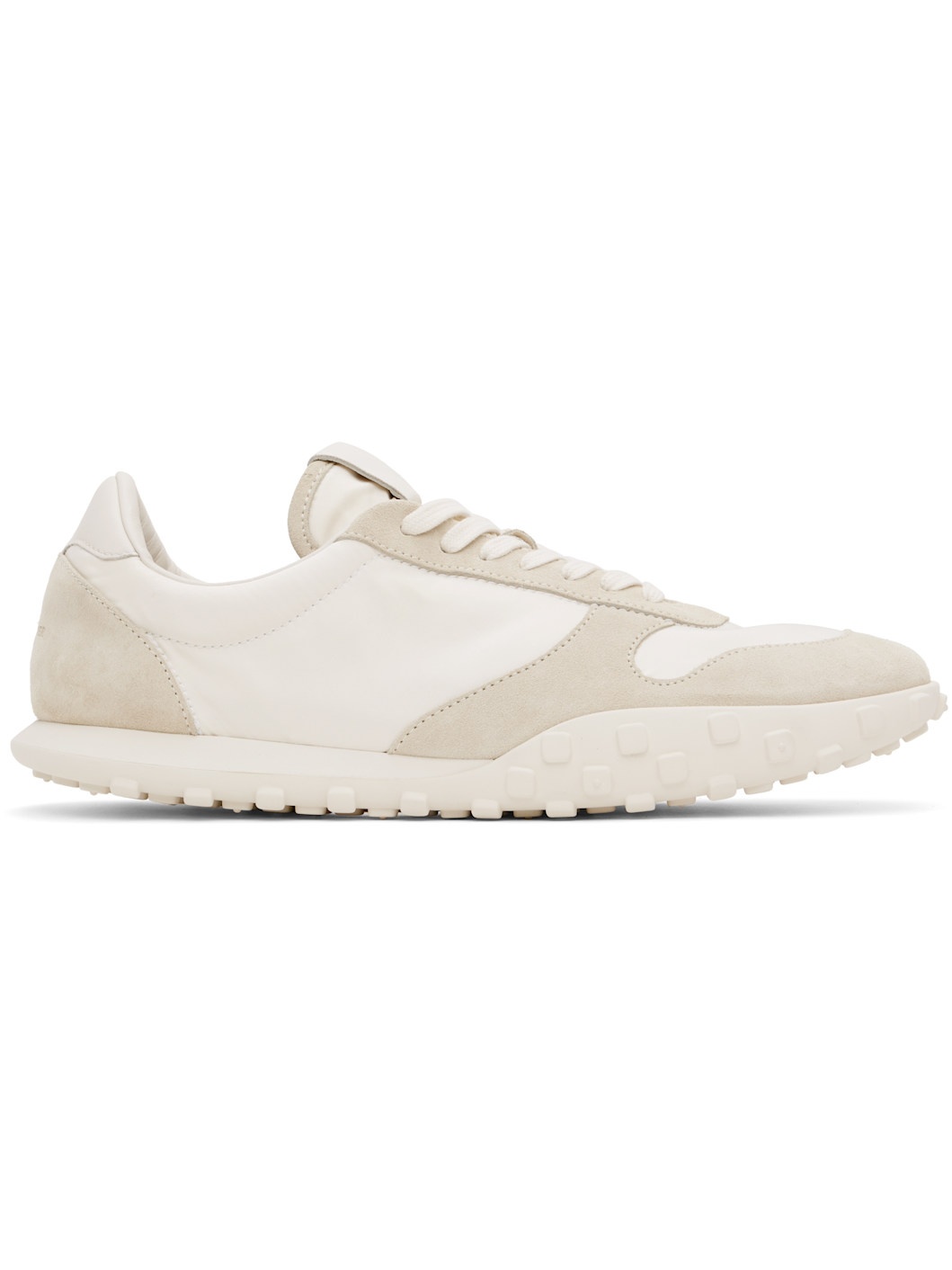 Beige & White Moon Sneakers - 1