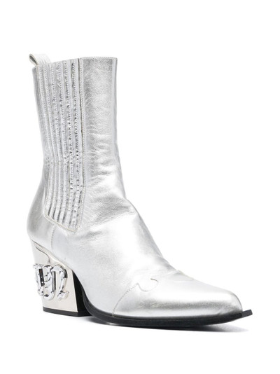 PHILIPP PLEIN Gothic 85mm mid-calf boots outlook