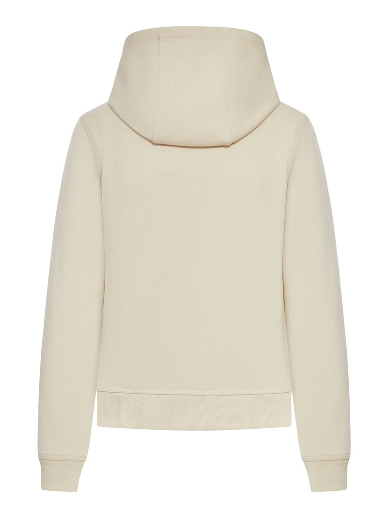 Burberry FELPA CON CAPPUCCIO E CERNIERA IN COTONE CON ETICHETTA CHECK outlook