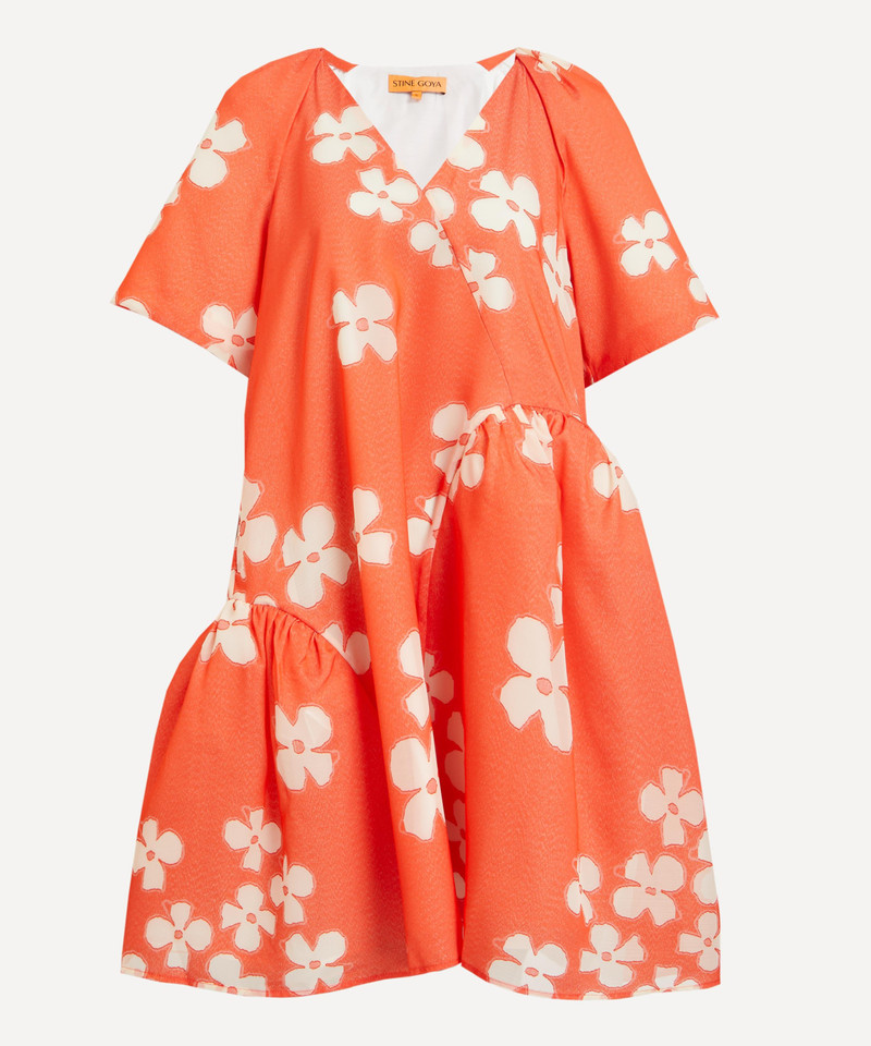 Cali Ditsy Poppies Organza Dress - 1