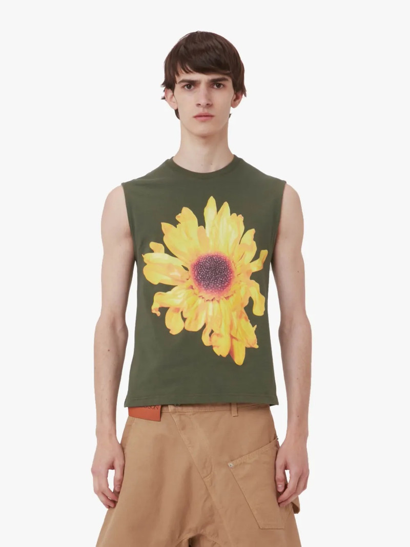 JW Anderson SUNFLOWER GRAPHIC PRINT VEST outlook