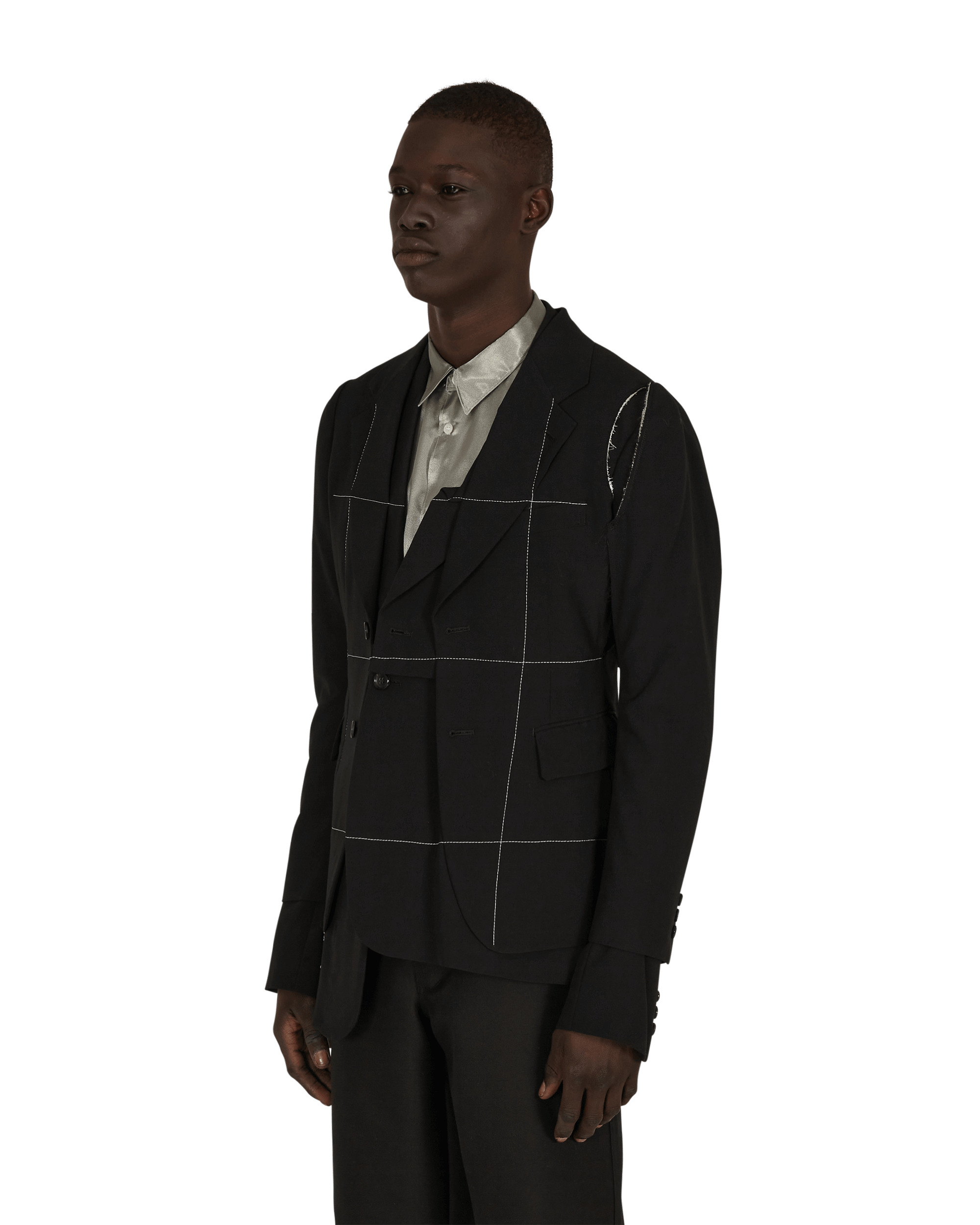 Deconstructed Blazer Black - 3