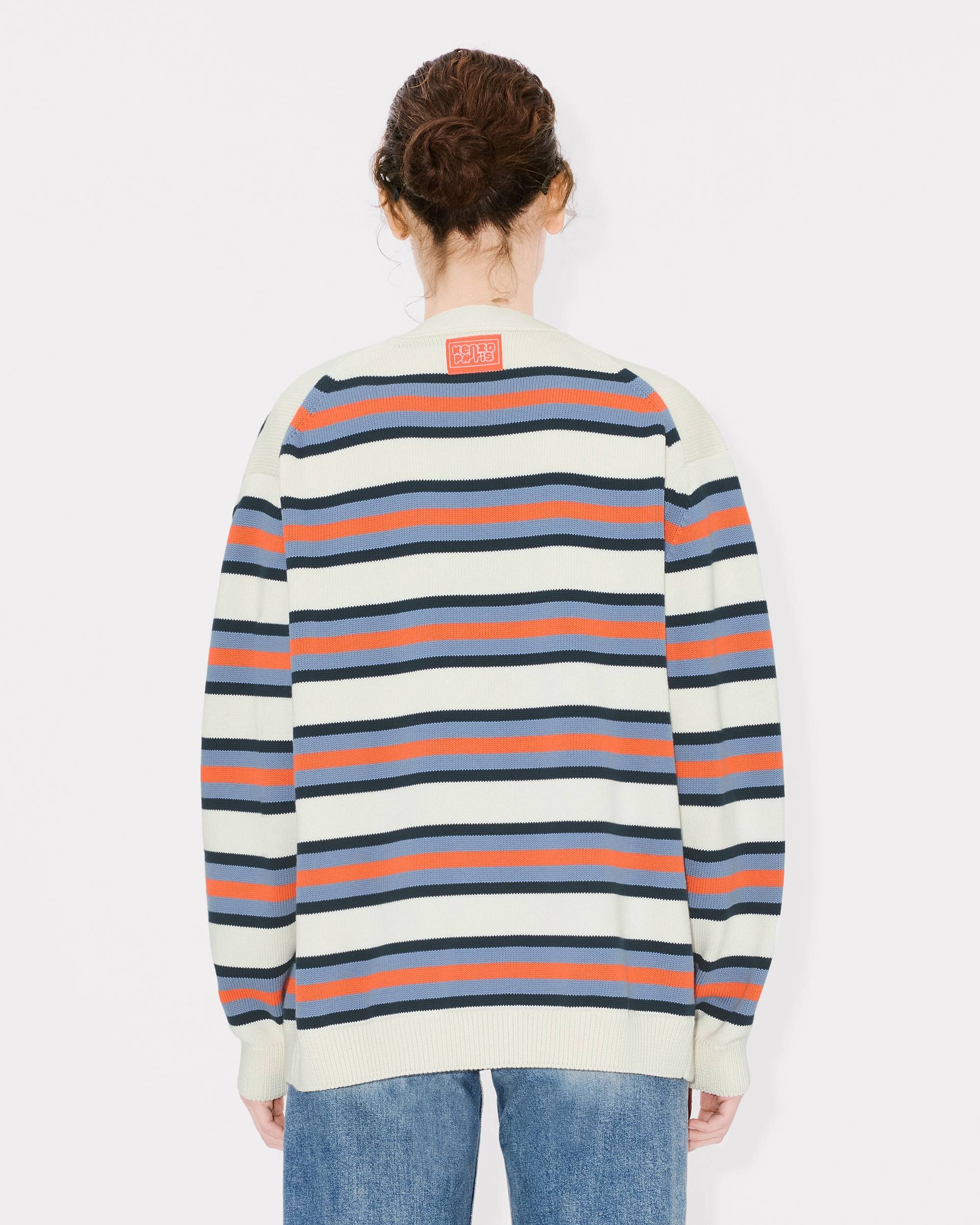 'KENZO Coast Lines' genderless cardigan in cotton - 4