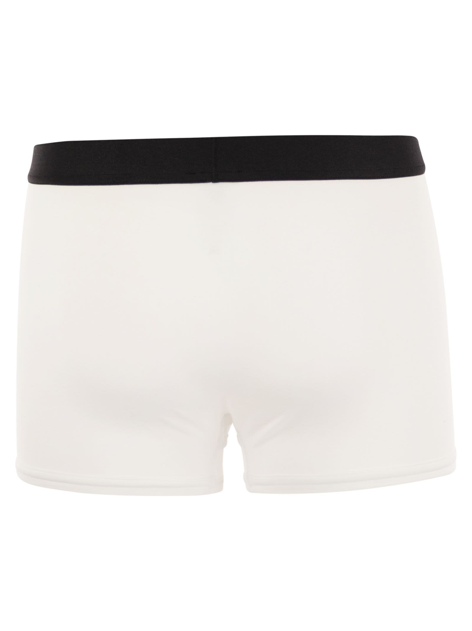KITON - Kiton Men Stretch Cotton Boxer Shorts With Logo - 2