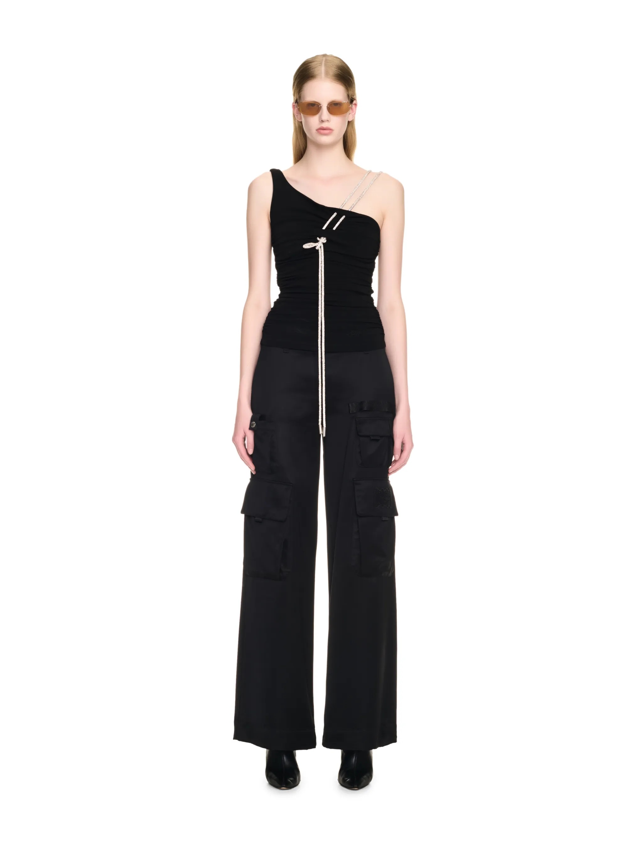 Vi Crepe Bling Sl Top - 2