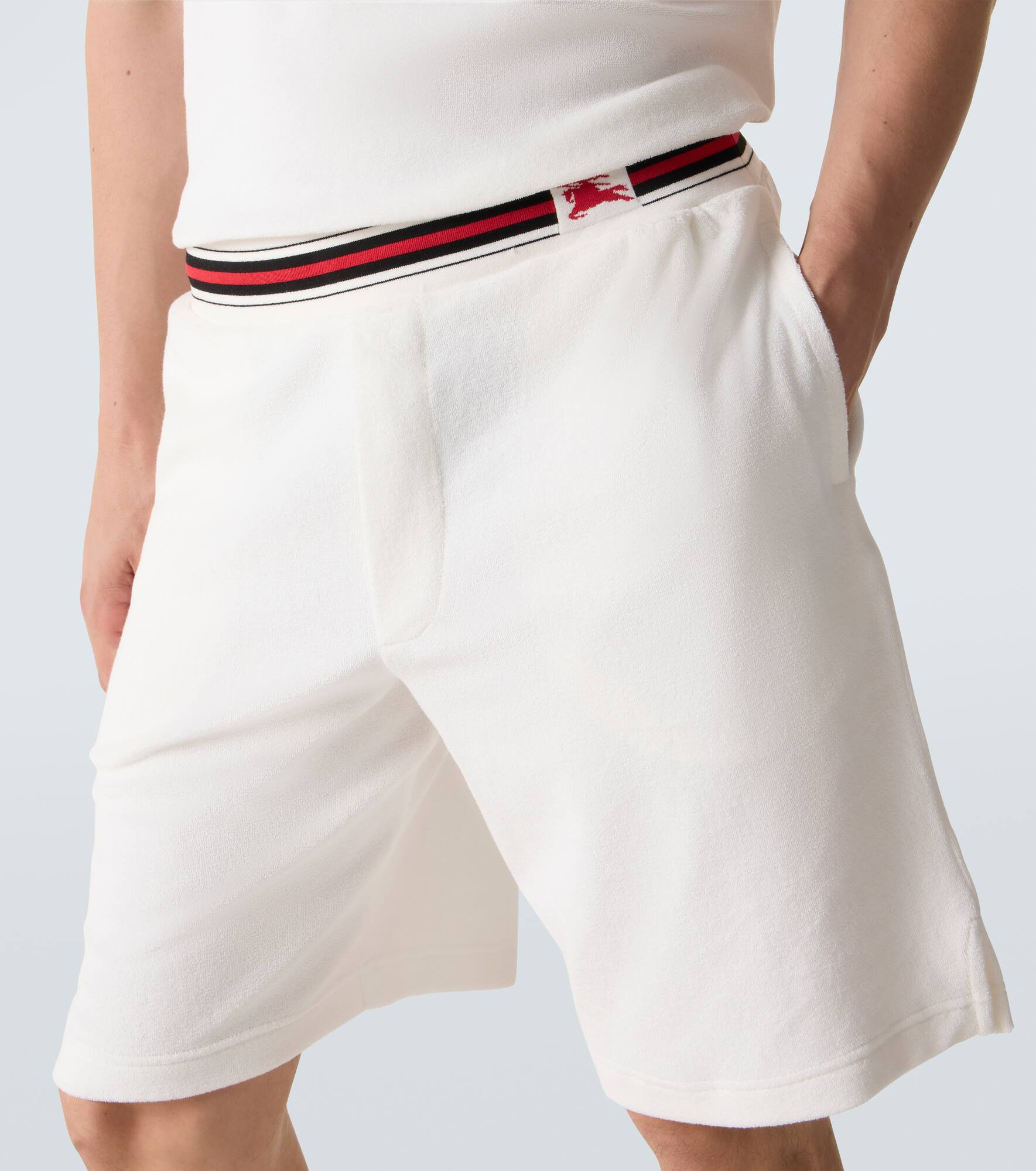 EKD cotton-blend towelling shorts - 5