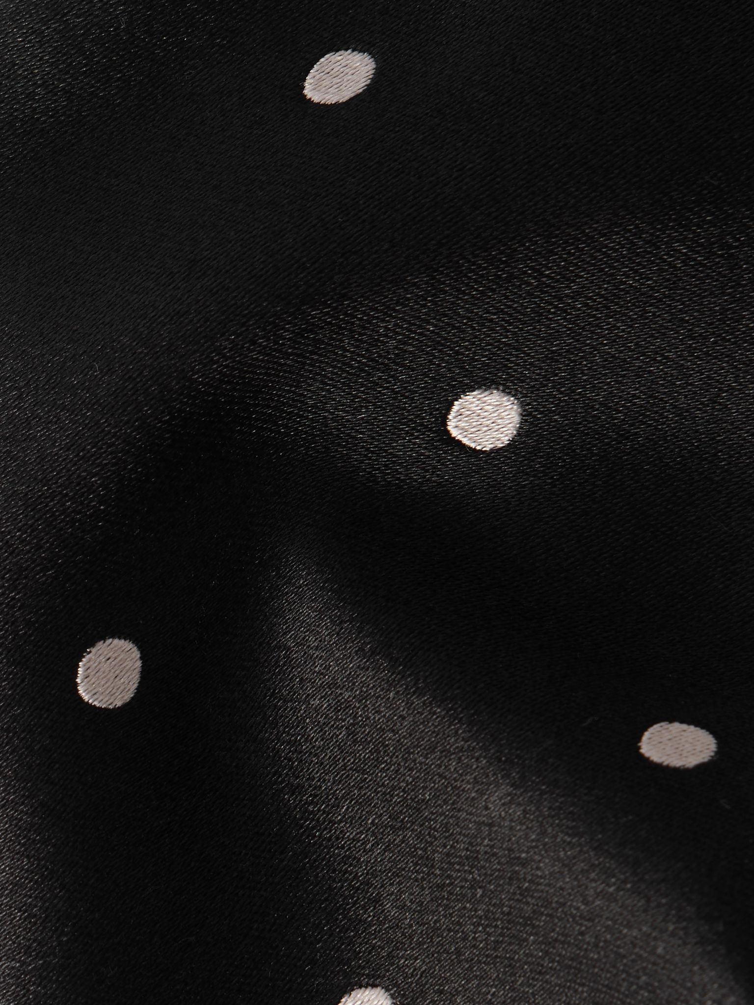 8cm Polka-Dot Silk-Satin Tie Black - 3