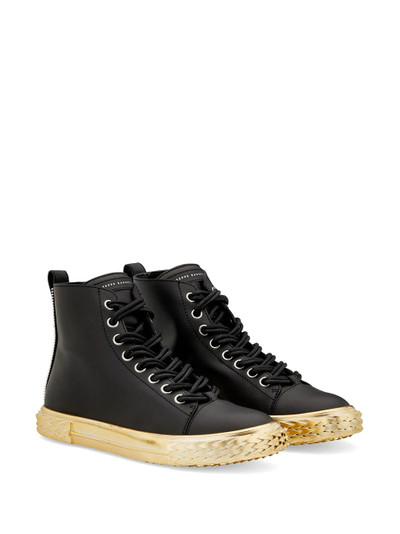 Giuseppe Zanotti Blabber contrasting-sole high-top sneakers outlook