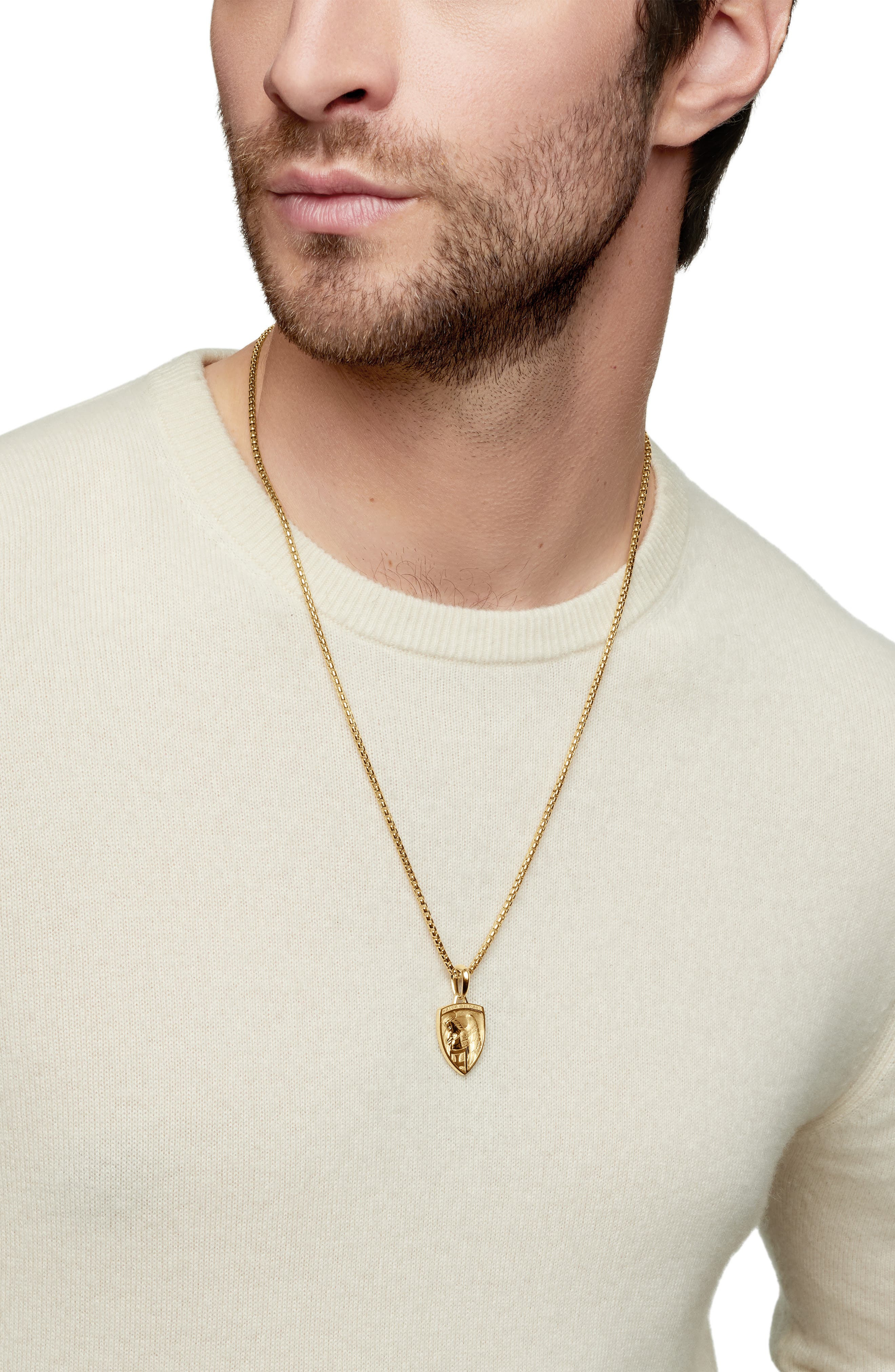 David Yurman St. Michael 18K Yellow Gold Amulet at Nordstrom - 2