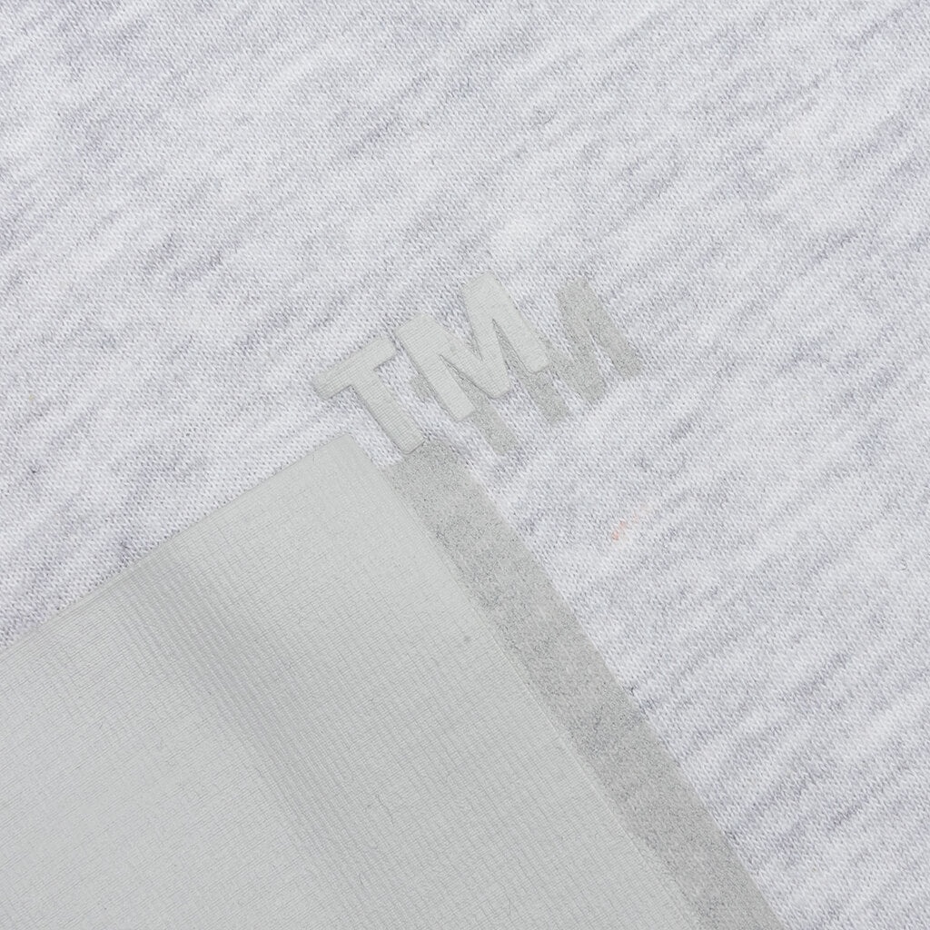 OFF-WHITE C/O VIRGIL ABLOH DIAG TAB OVER S/S TEE - MELANGE GREY - 4