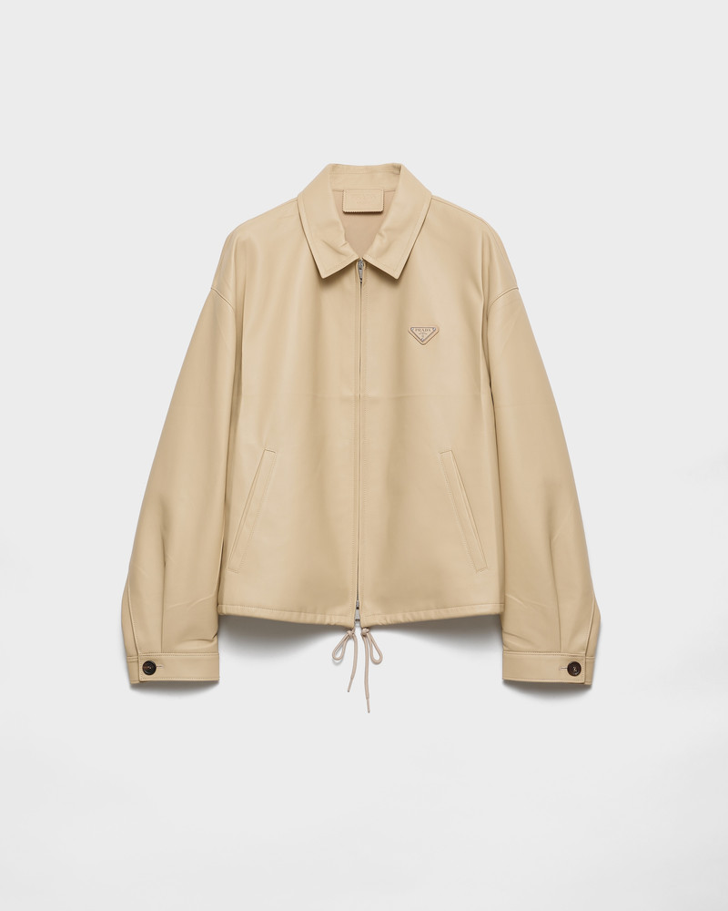 Nappa leather blouson jacket 1