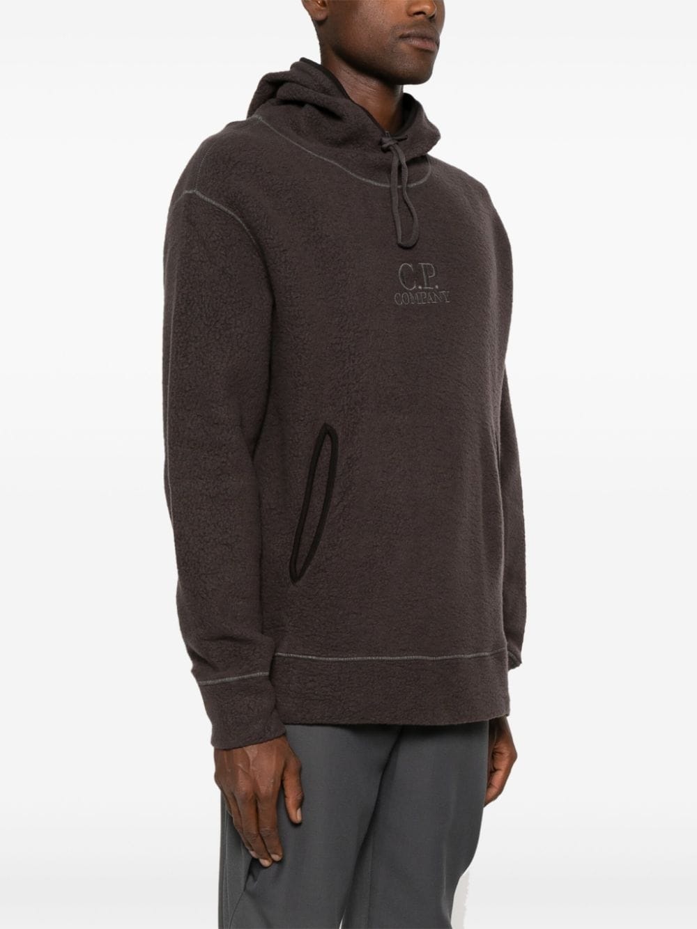 fleece hoodie - 3