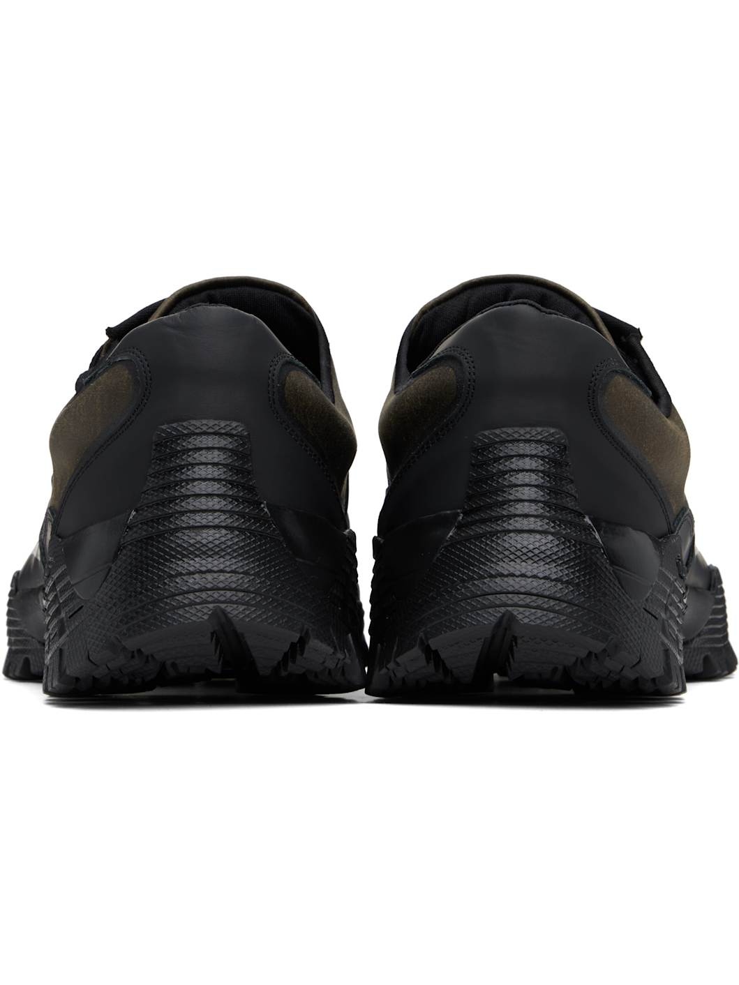 Black & Brown Trainer Diagonale Sneakers - 2