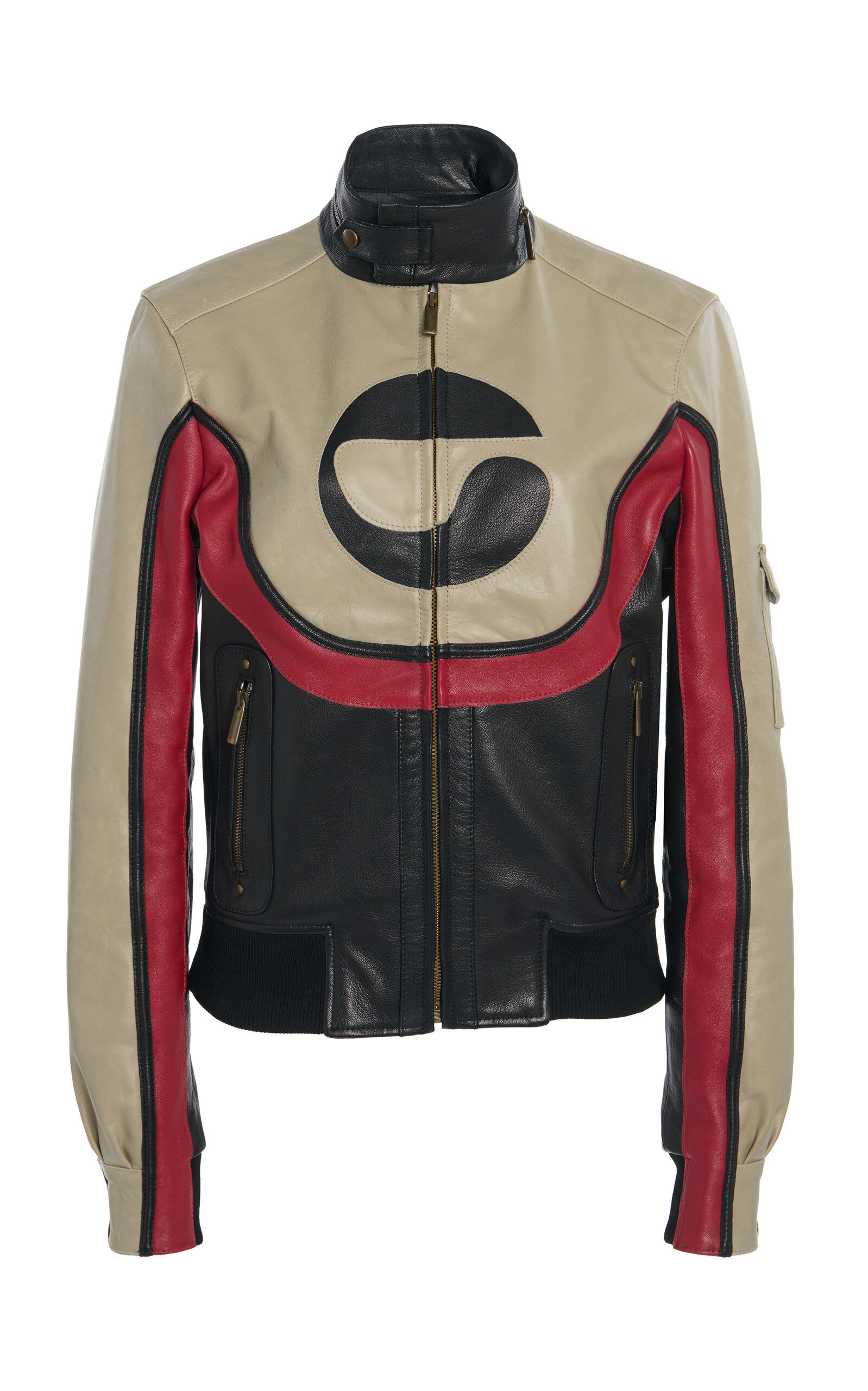 C-Logo Leather Jacket multi - 1