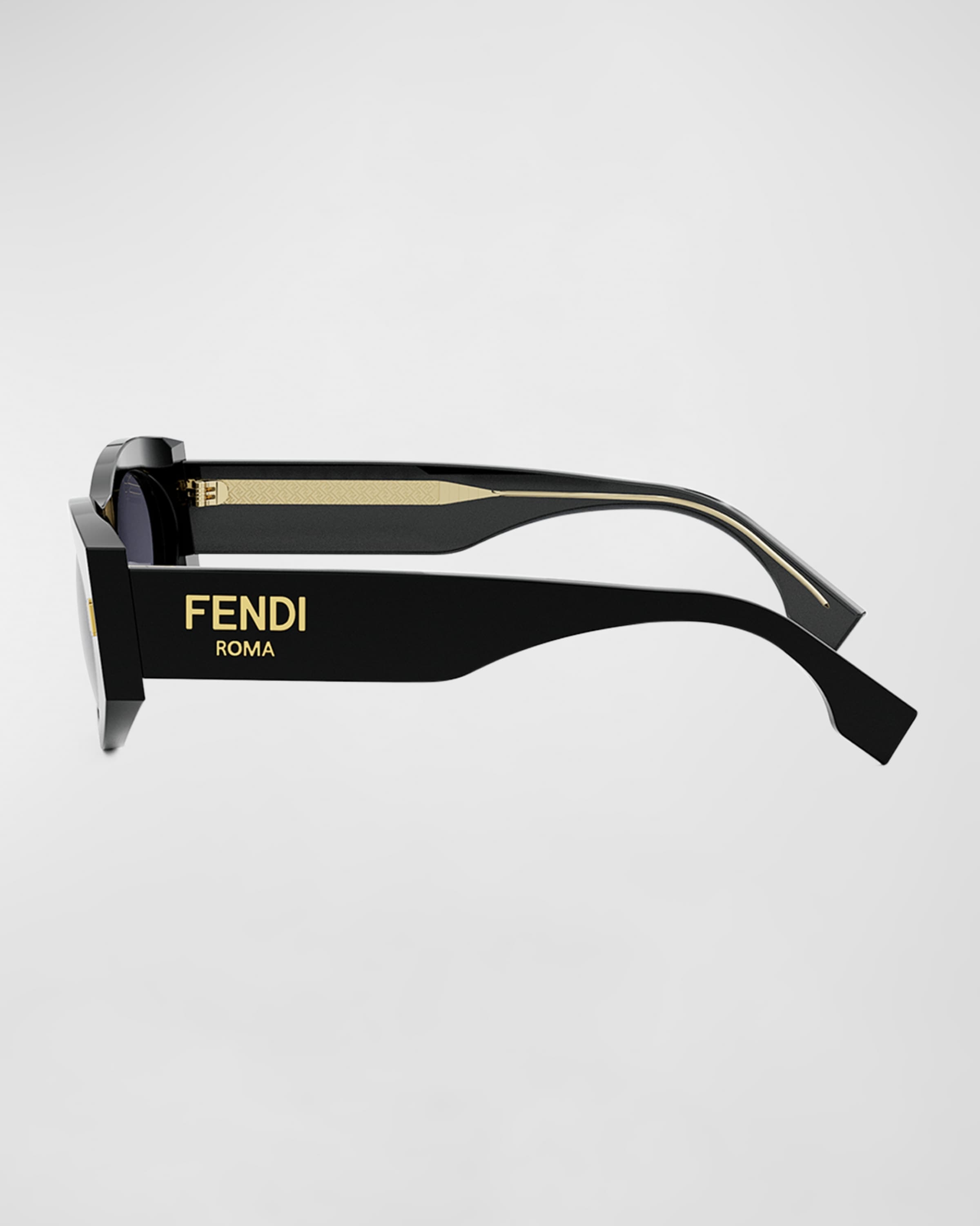 Fendi Roma Acetate Shield Sunglasses - 3