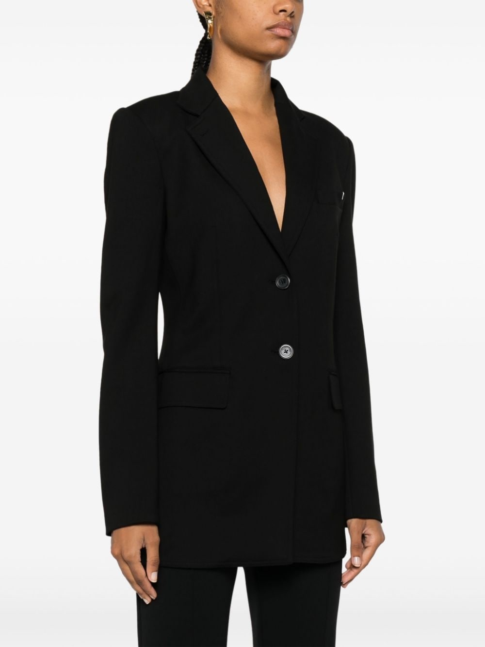 zip-detailed blazer - 3
