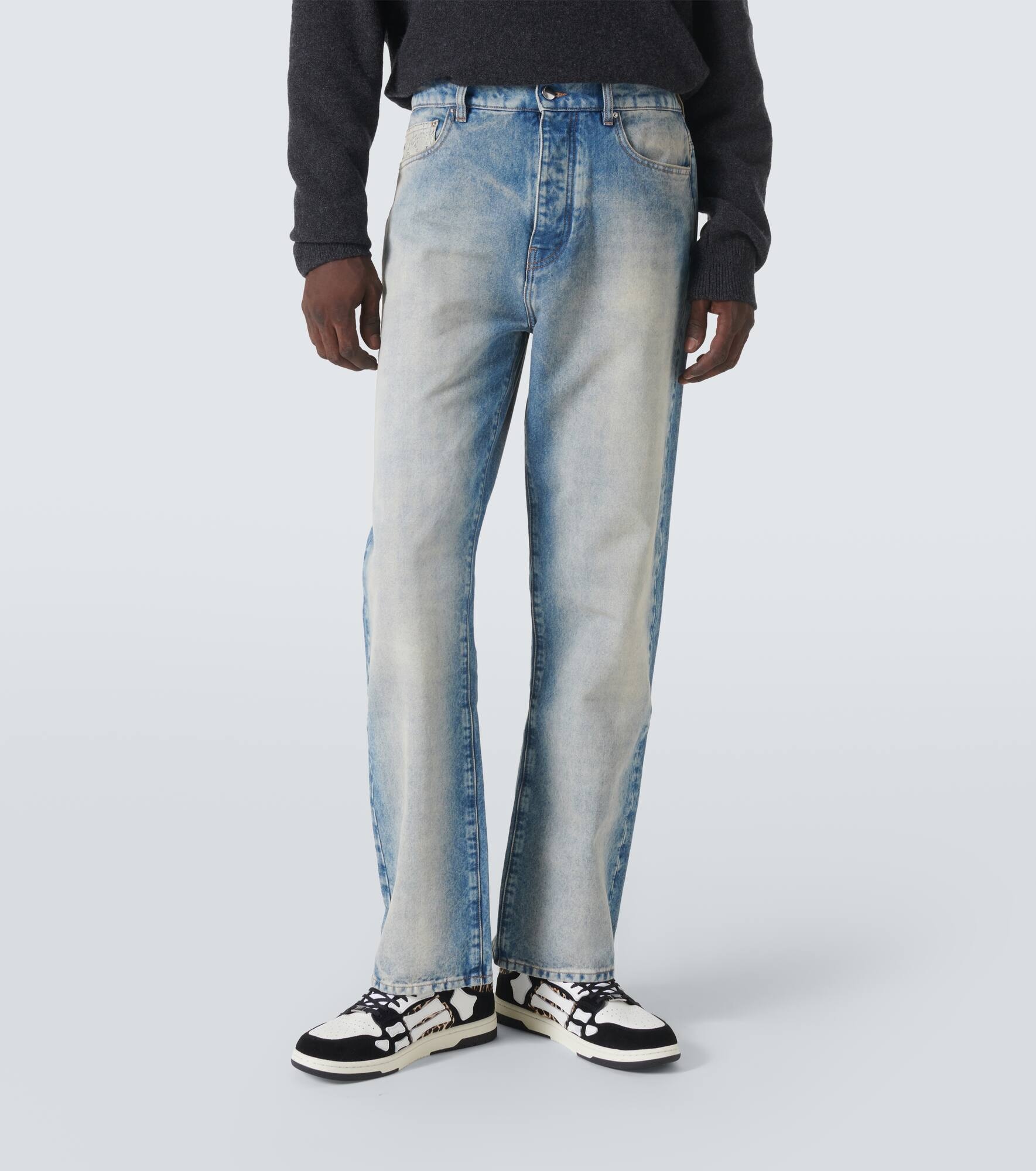 Ma Quad Cuff straight jeans - 3