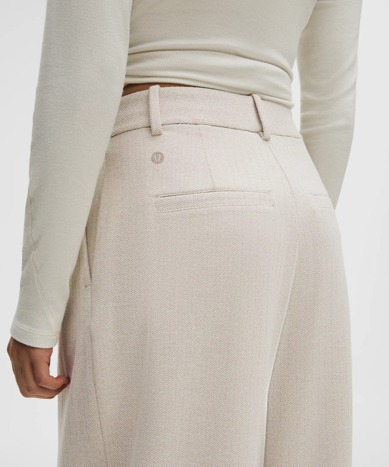 Daydrift High-Rise Wide-Leg Trouser Short *Herringbone 6