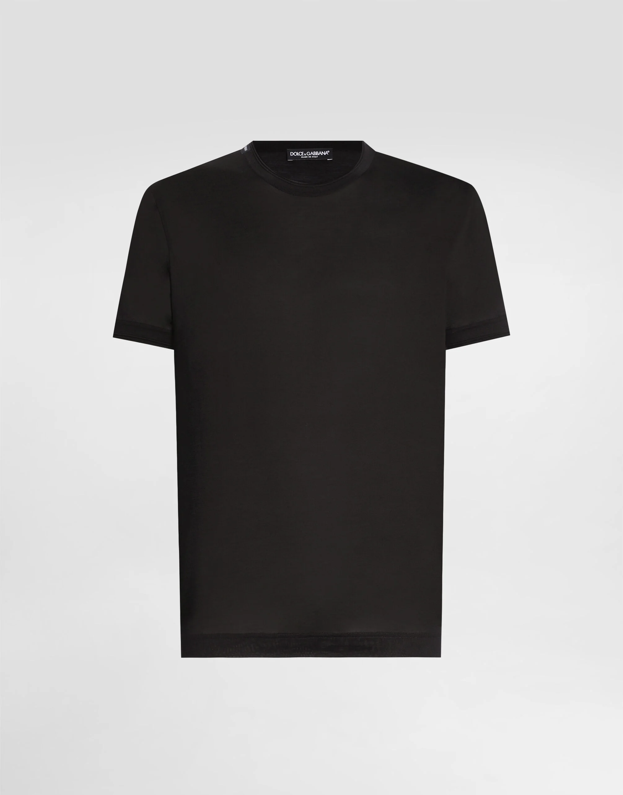 T-shirt in melange jersey - 1