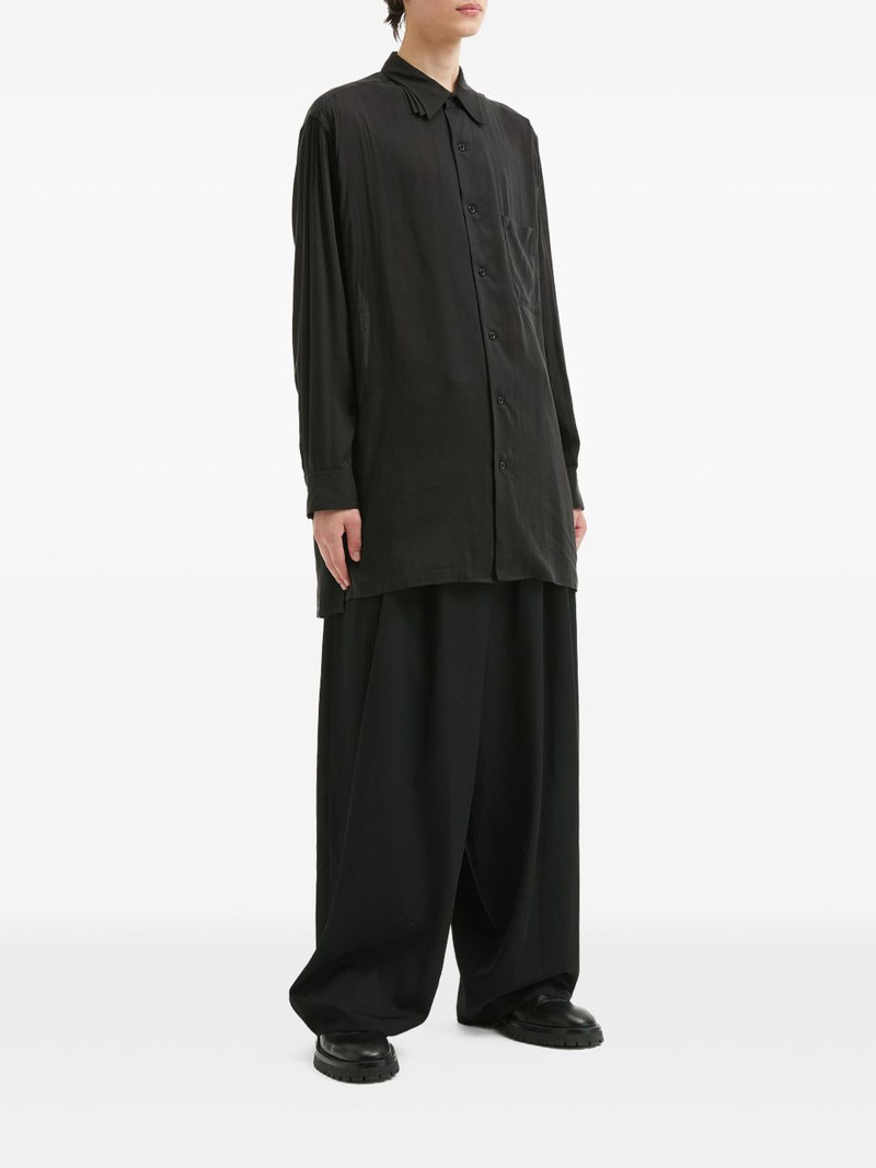 Yohji Yamamoto pleated wool trousers outlook