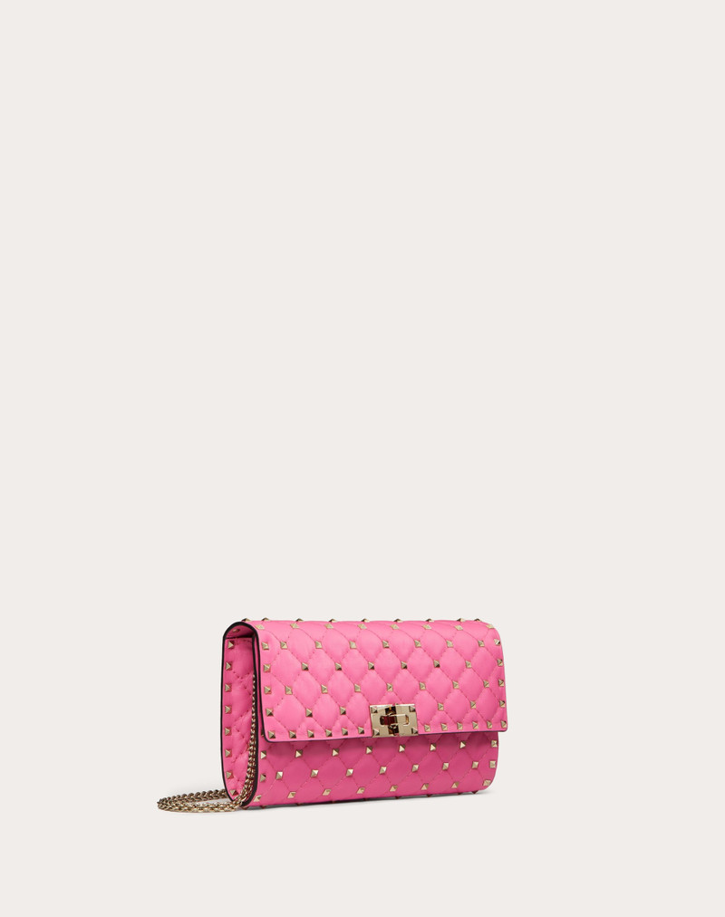 ROCKSTUD SPIKE NAPPA LEATHER CROSSBODY CLUTCH BAG 2