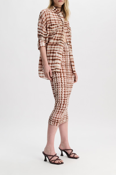 DOROTHEE SCHUMACHER CHECKED STATEMENT skirt outlook