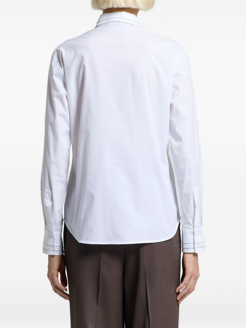 pleated long-sleeve shirt 4