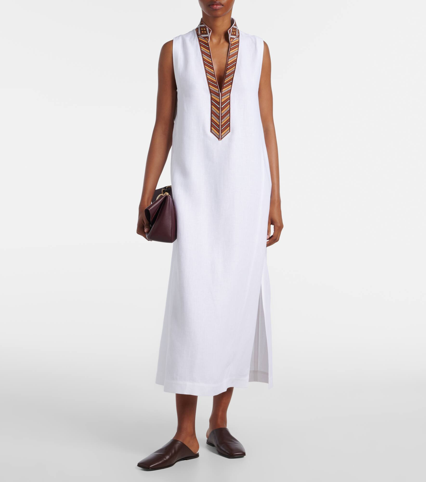 Abril linen midi dress - 2