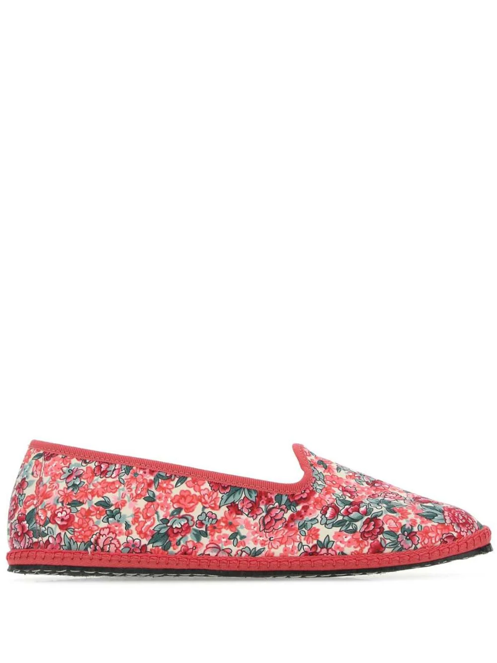 printed canvas ballet flats - 1