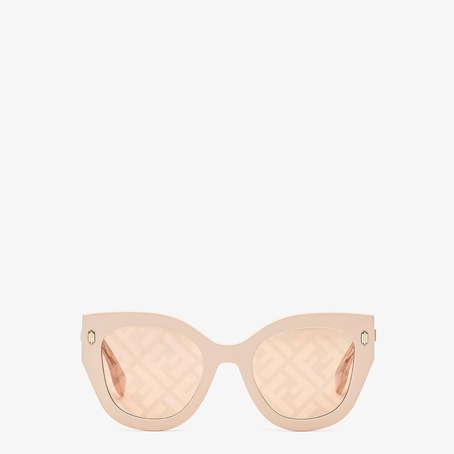 Powder pink acetate sunglasses - 1