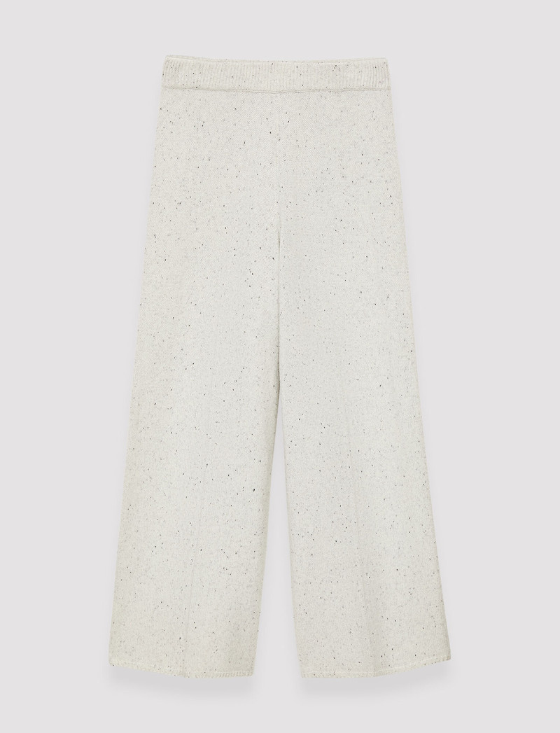 Tweed Knit Culottes - 1