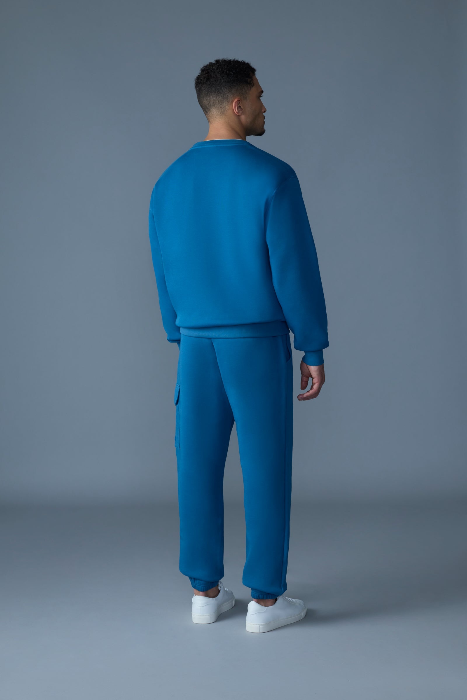 MARVIN-R Double face jersey cargo sweatpants - 4