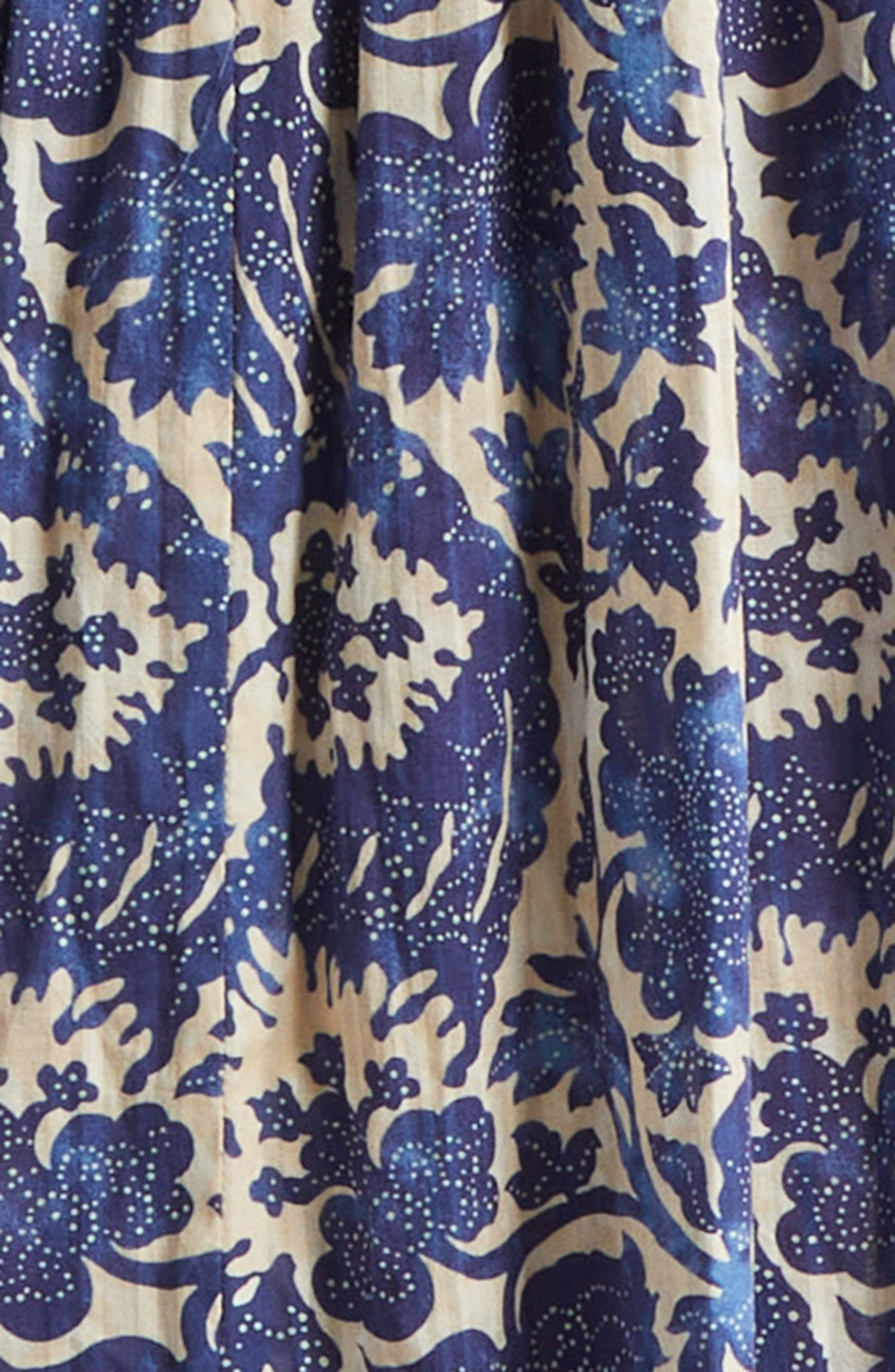 Ulla Johnson Kairi Flutter Sleeve Midi Dress in Ocean at Nordstrom - 6