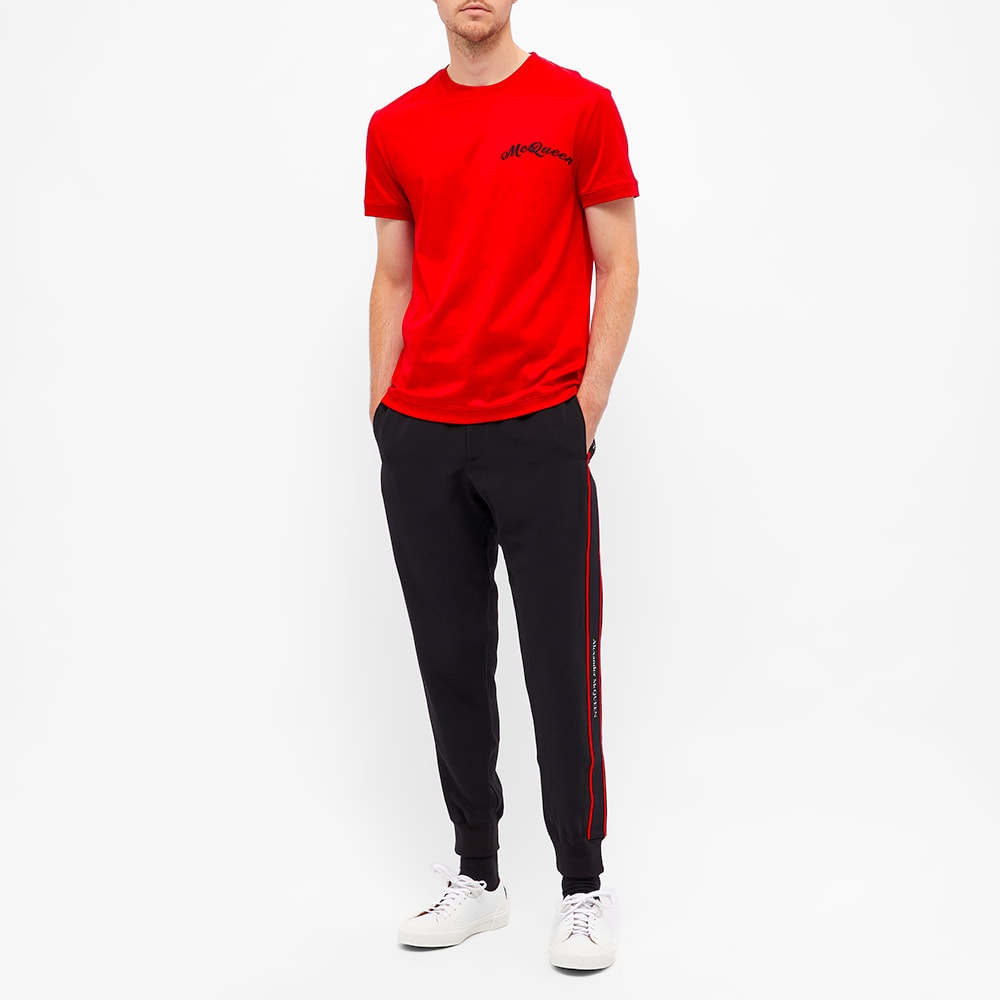 Alexander McQueen Embroidered Logo Tee - 5