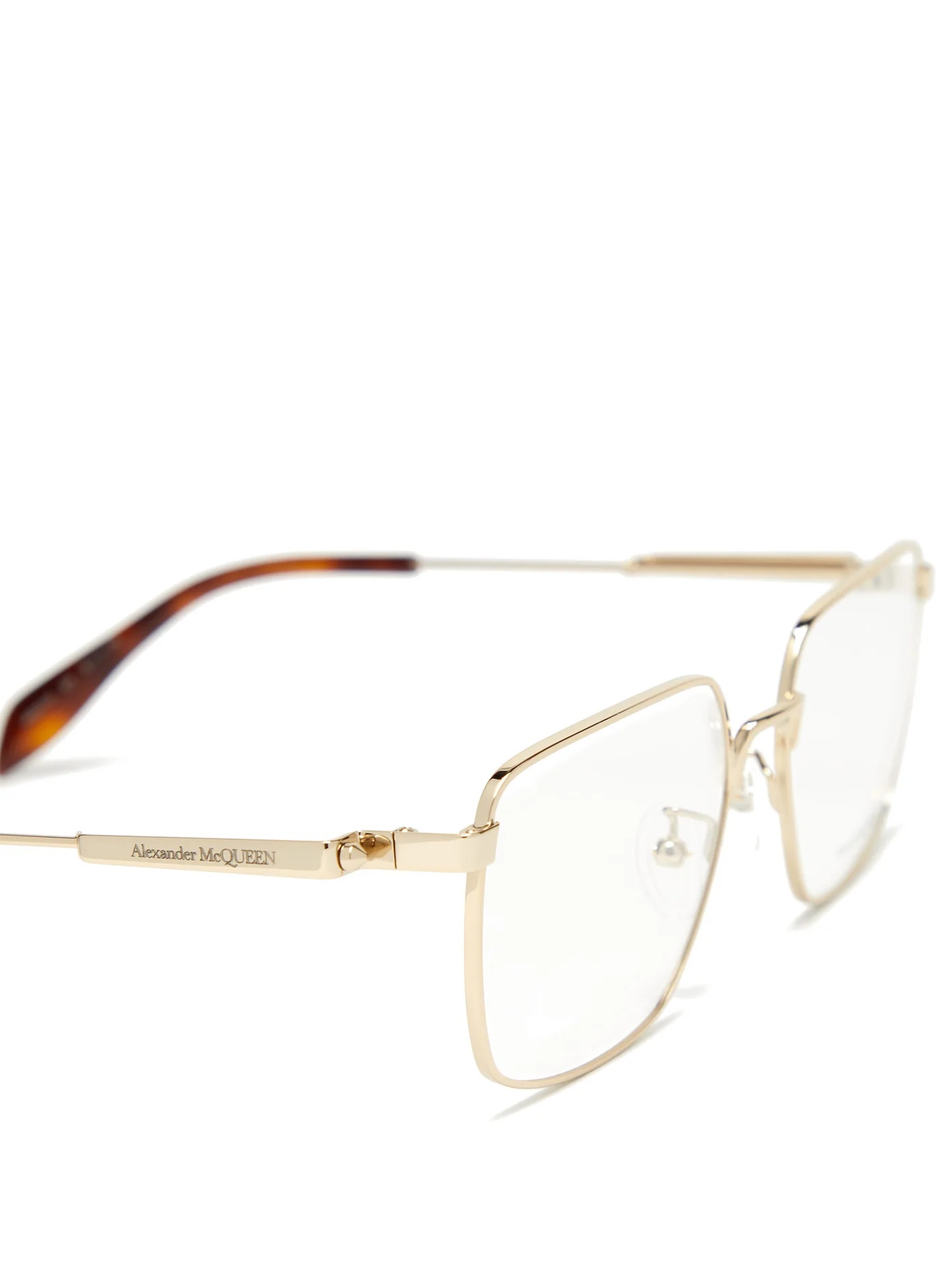 D-frame metal and tortoiseshell-acetate glasses - 6