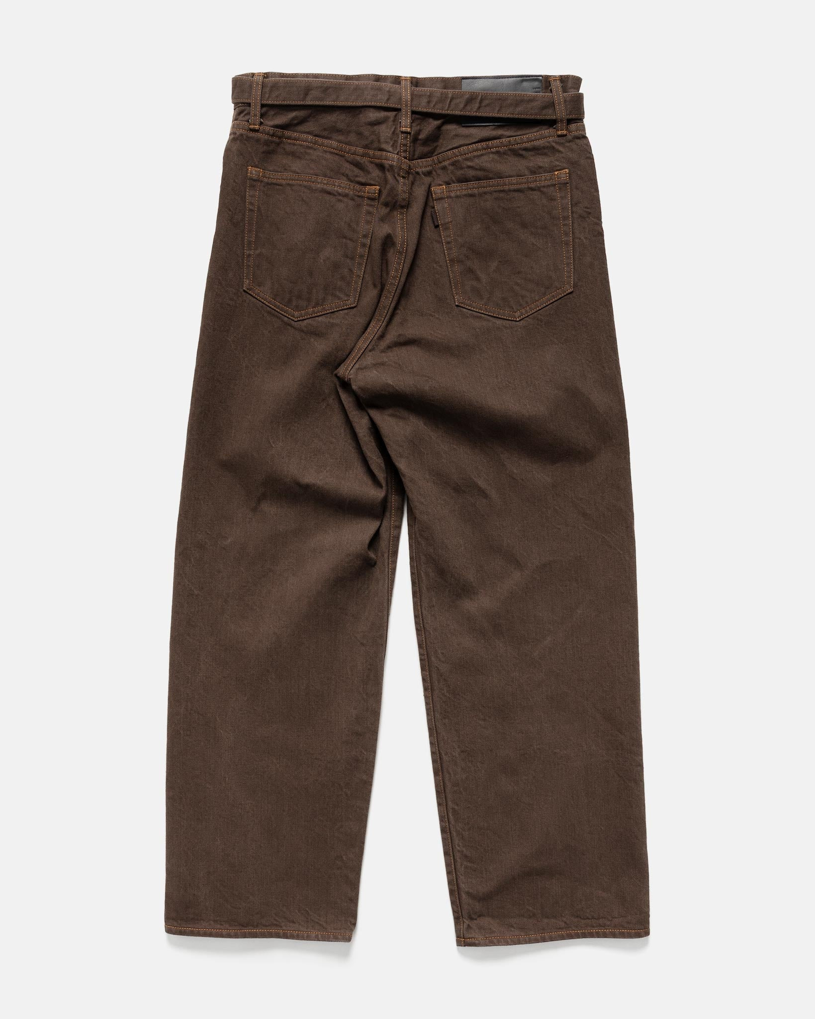 Denim Pants Brown - 5