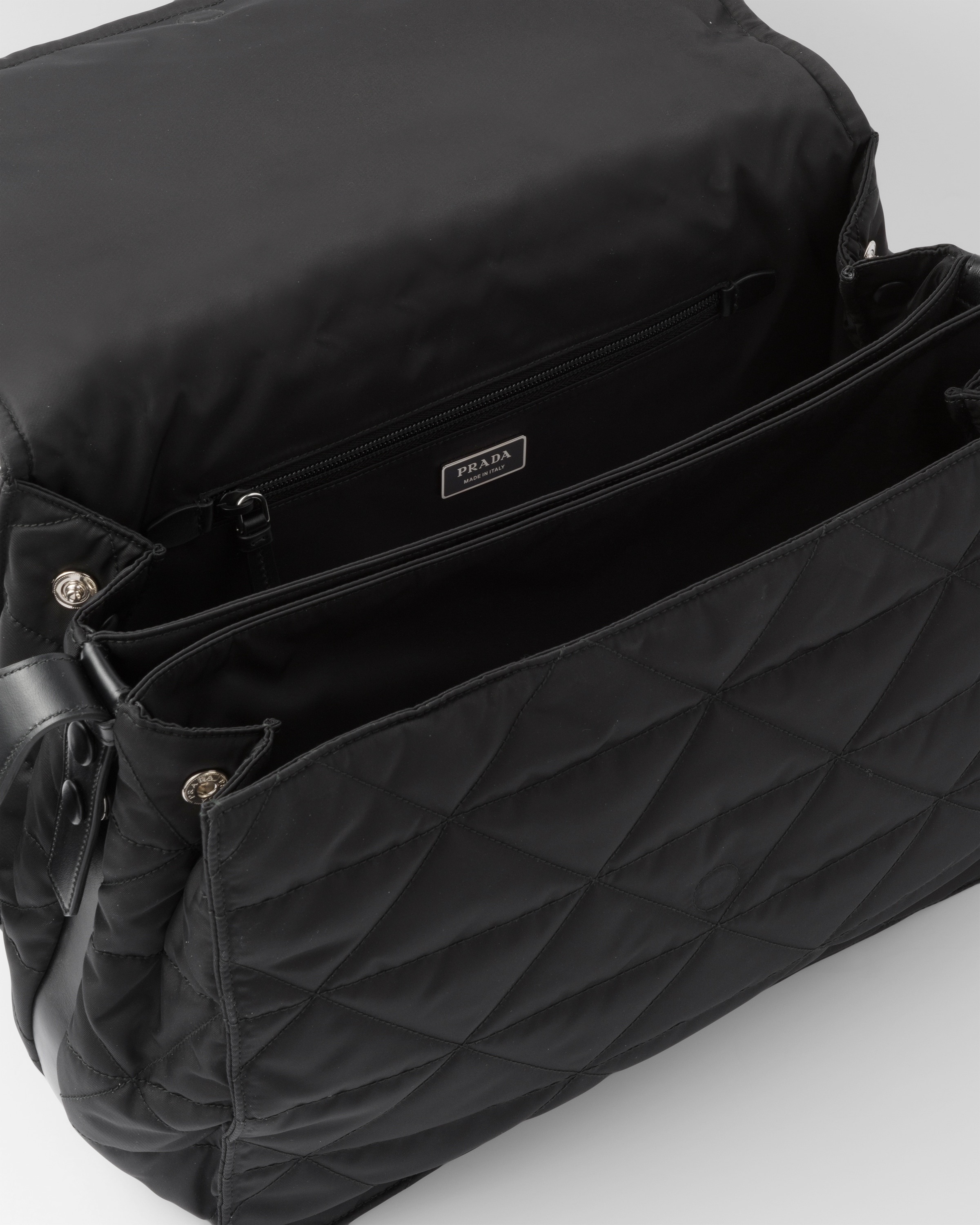Topstitched Re-Nylon shoulder bag - 5