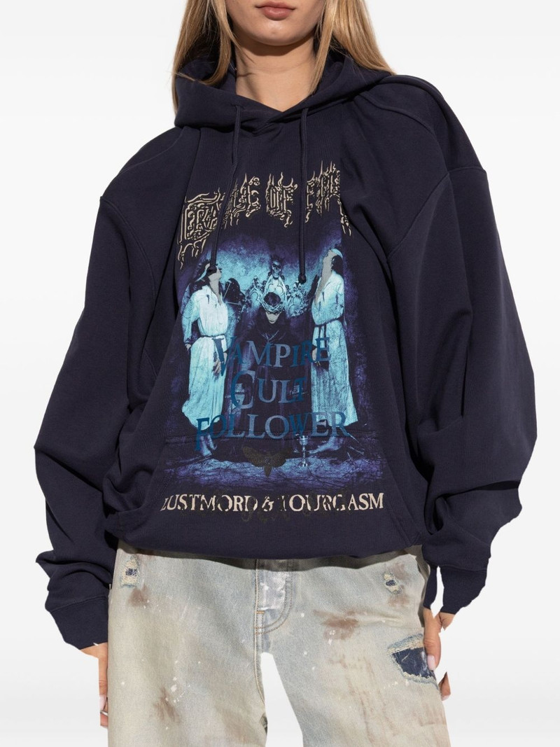 VETEMENTS graphic-print hoodie outlook