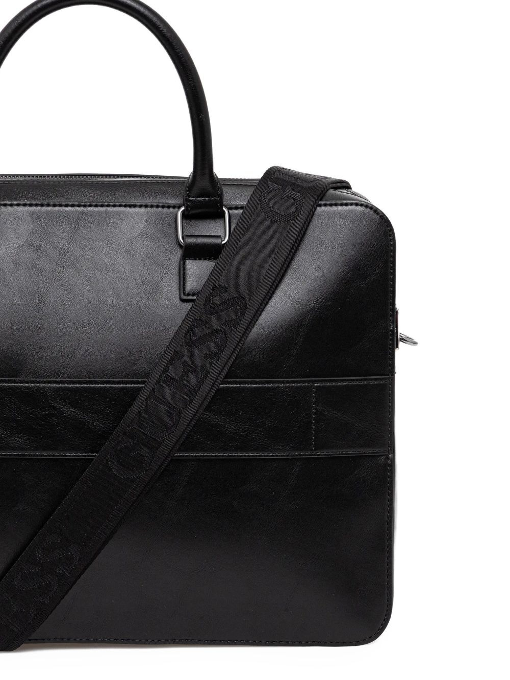 logo-plaque laptop bag - 4