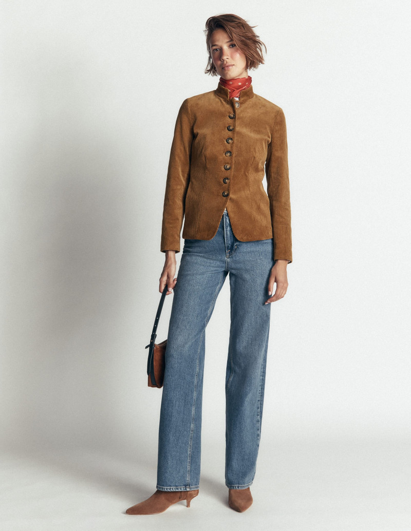 Hereford Military Cord Jacket-Gingerbread 5