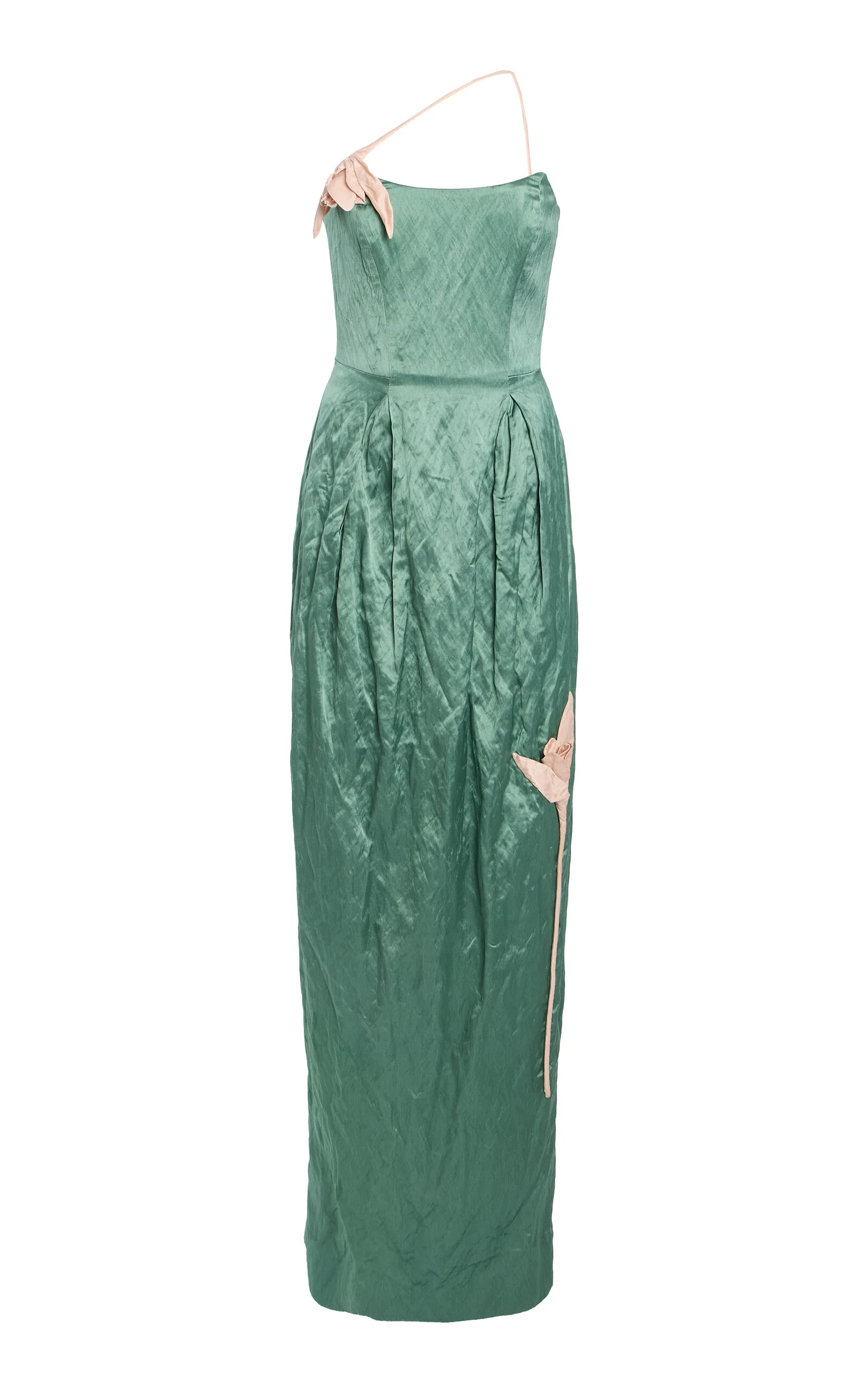 Appliquéd Gown green - 1
