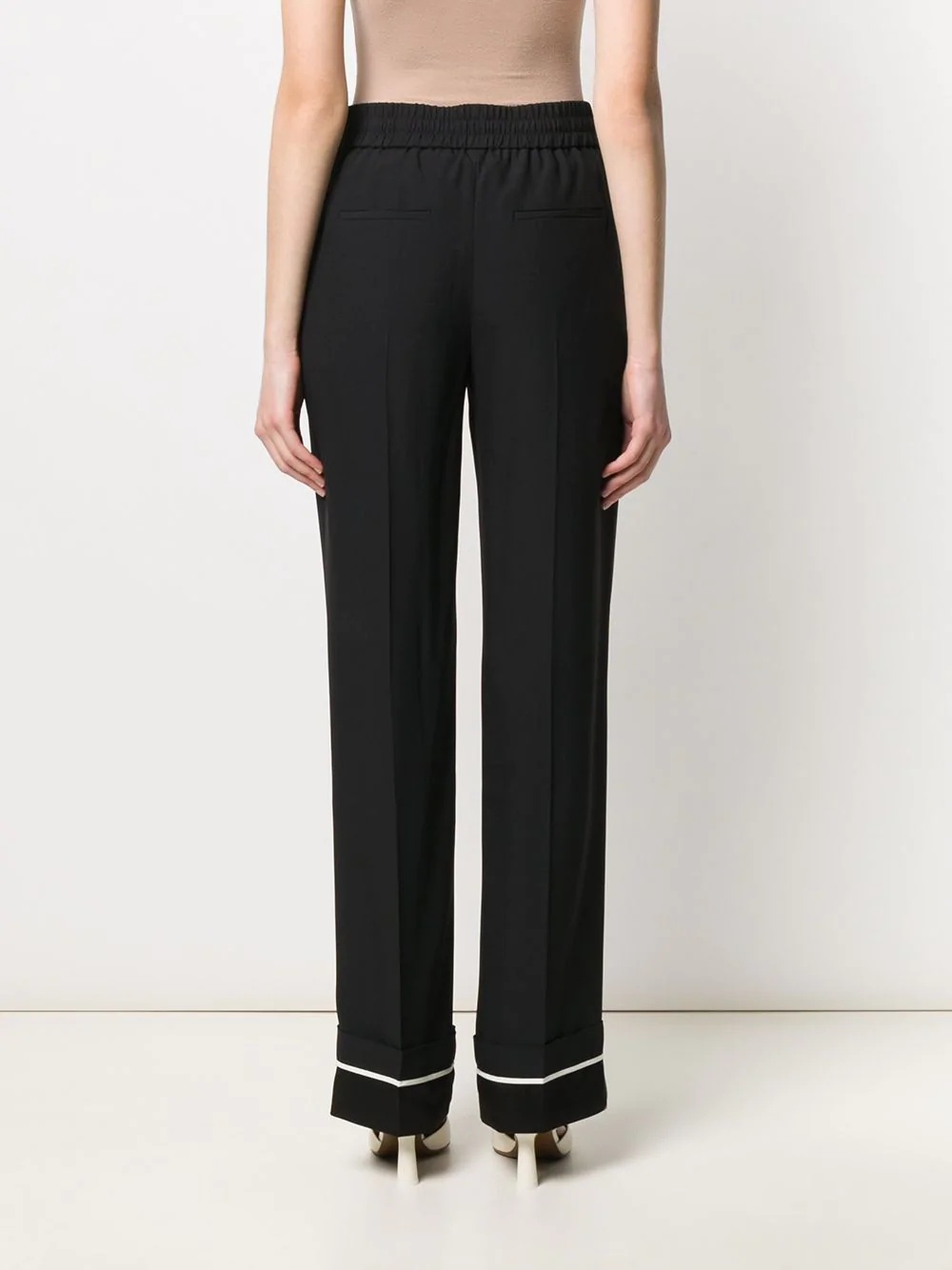 pyjama-style flared trousers - 4