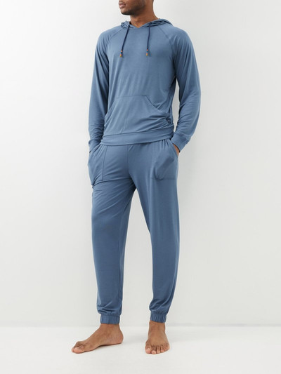 Paul Smith Artist Stripe-tip modal-blend hooded pyjama top outlook