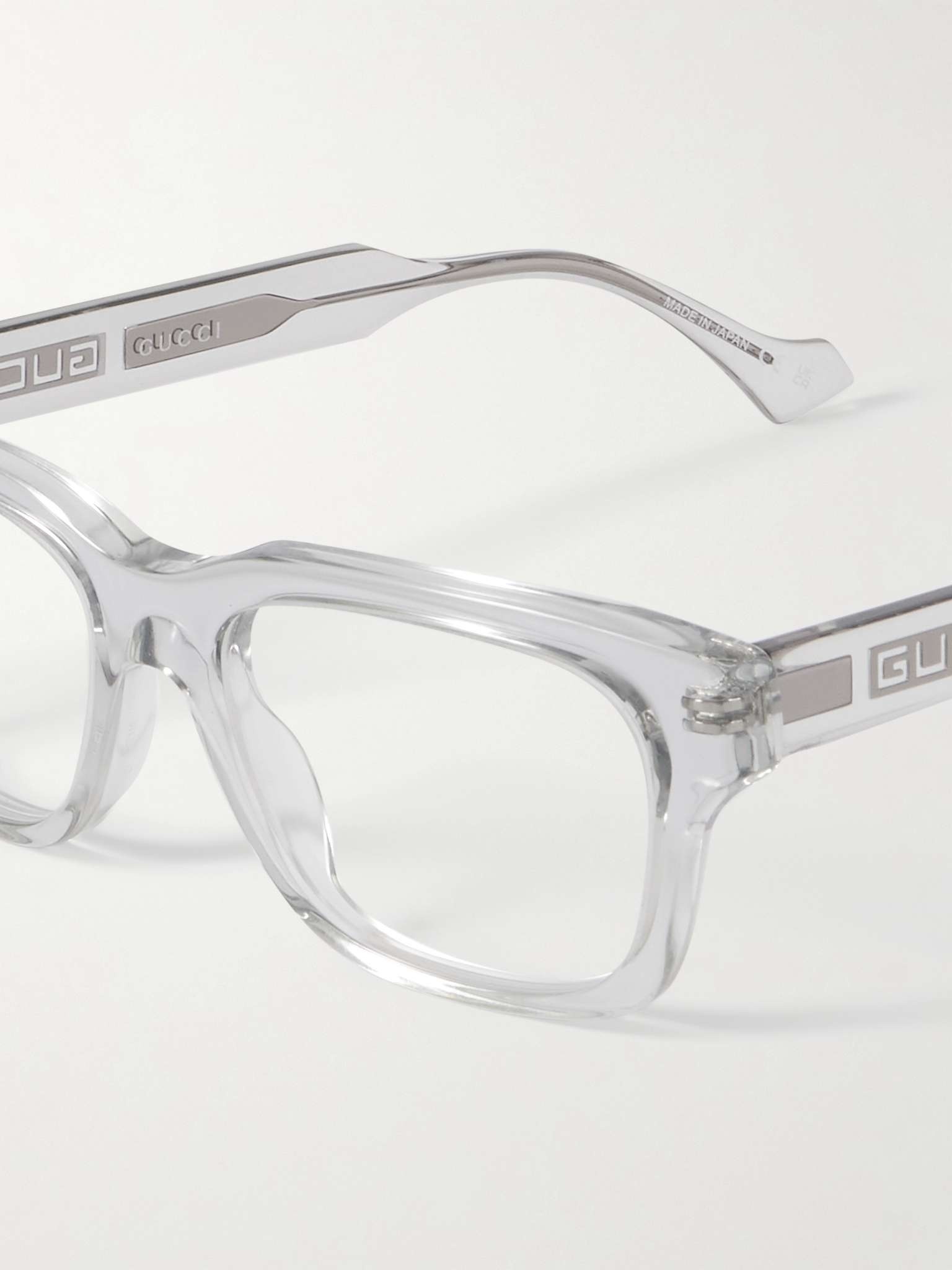 Square-Frame Recycled-Acetate Optical Glasses - 4