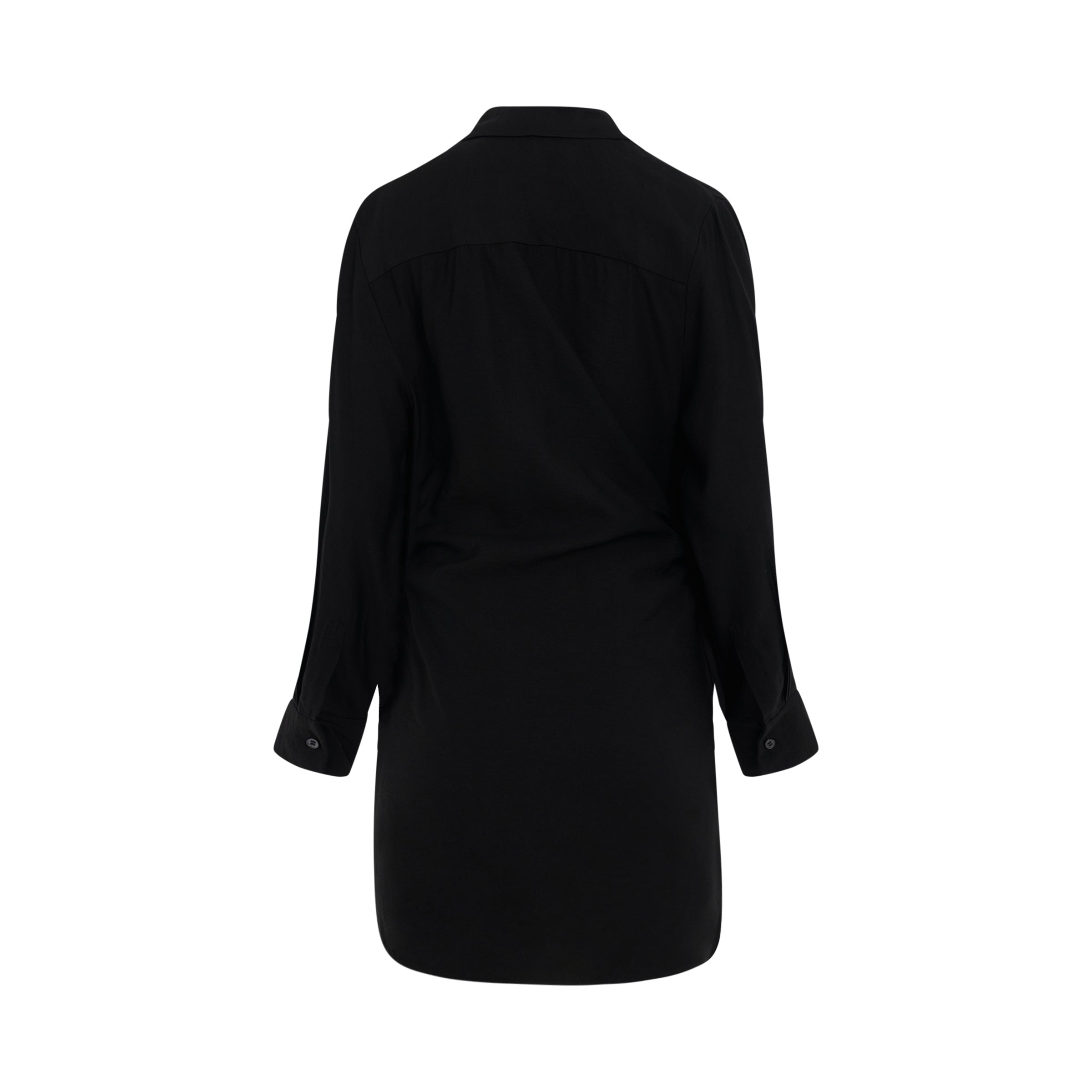 Bahia Sash Dress in Black - 4