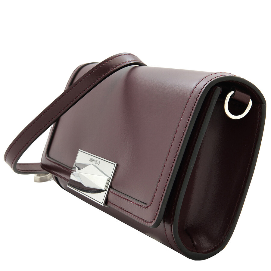 Jimmy Choo Garnet Leather Mini Shoulder Bag - 3